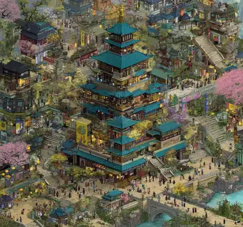 热血战斗题材条目封面，人物对峙构图